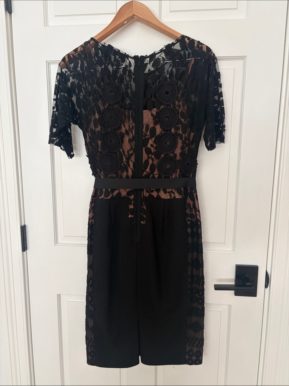 Anthropologie by Byron Lars Carassima Black Lace Midi Dress - Picture 4 of 7